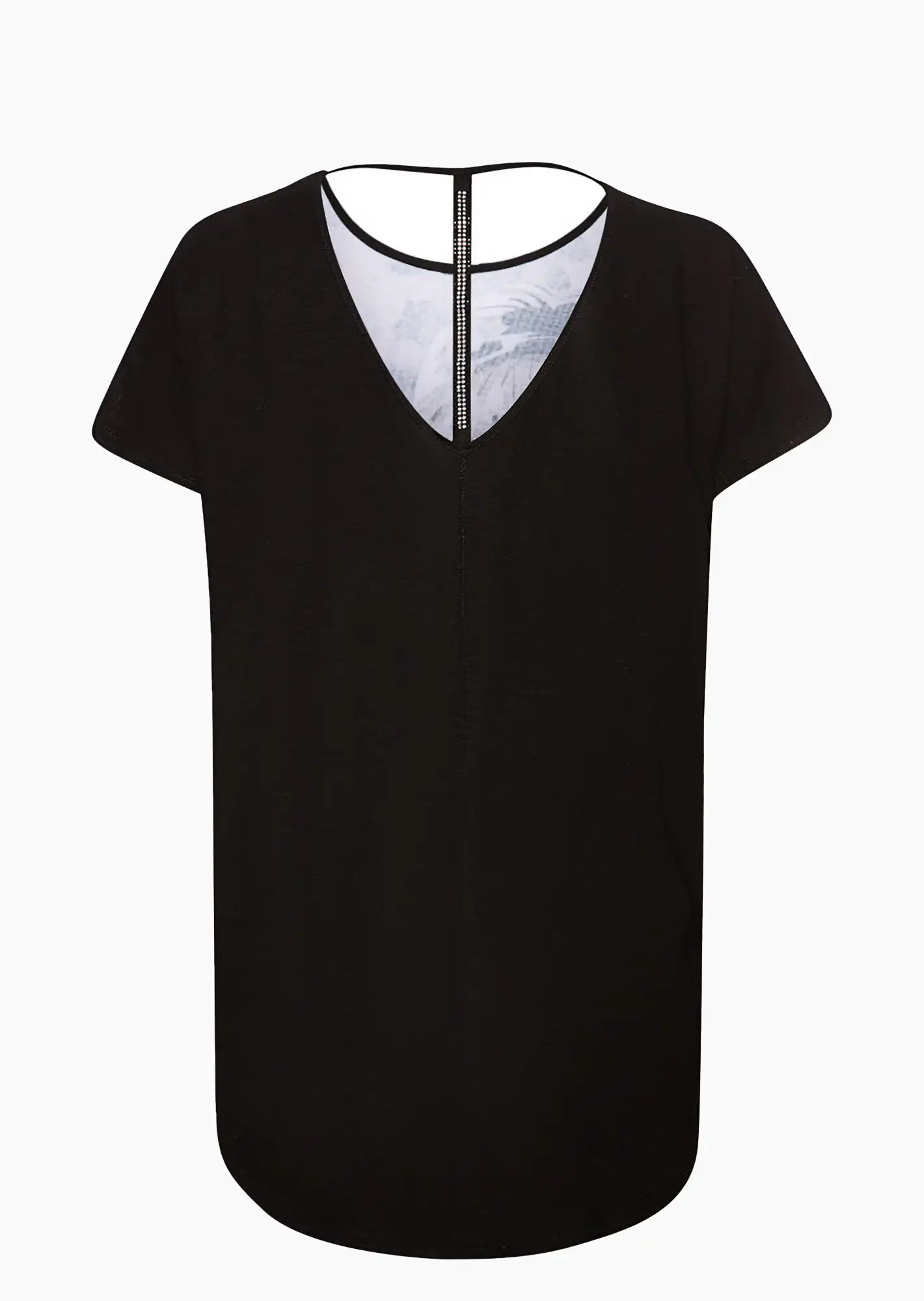 Shirt 'Stylish', schwarz-weiß