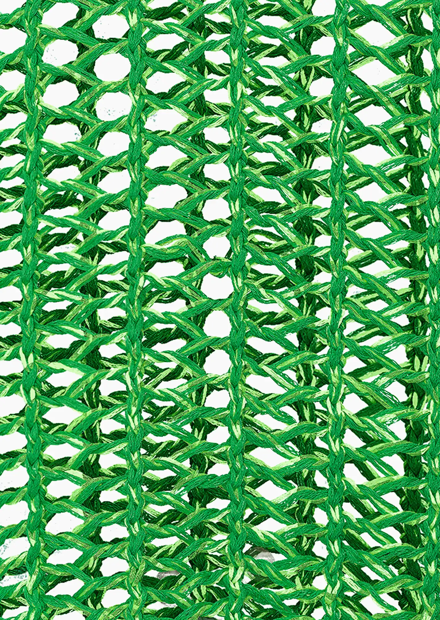 Pullover im Lochstrick, grün
