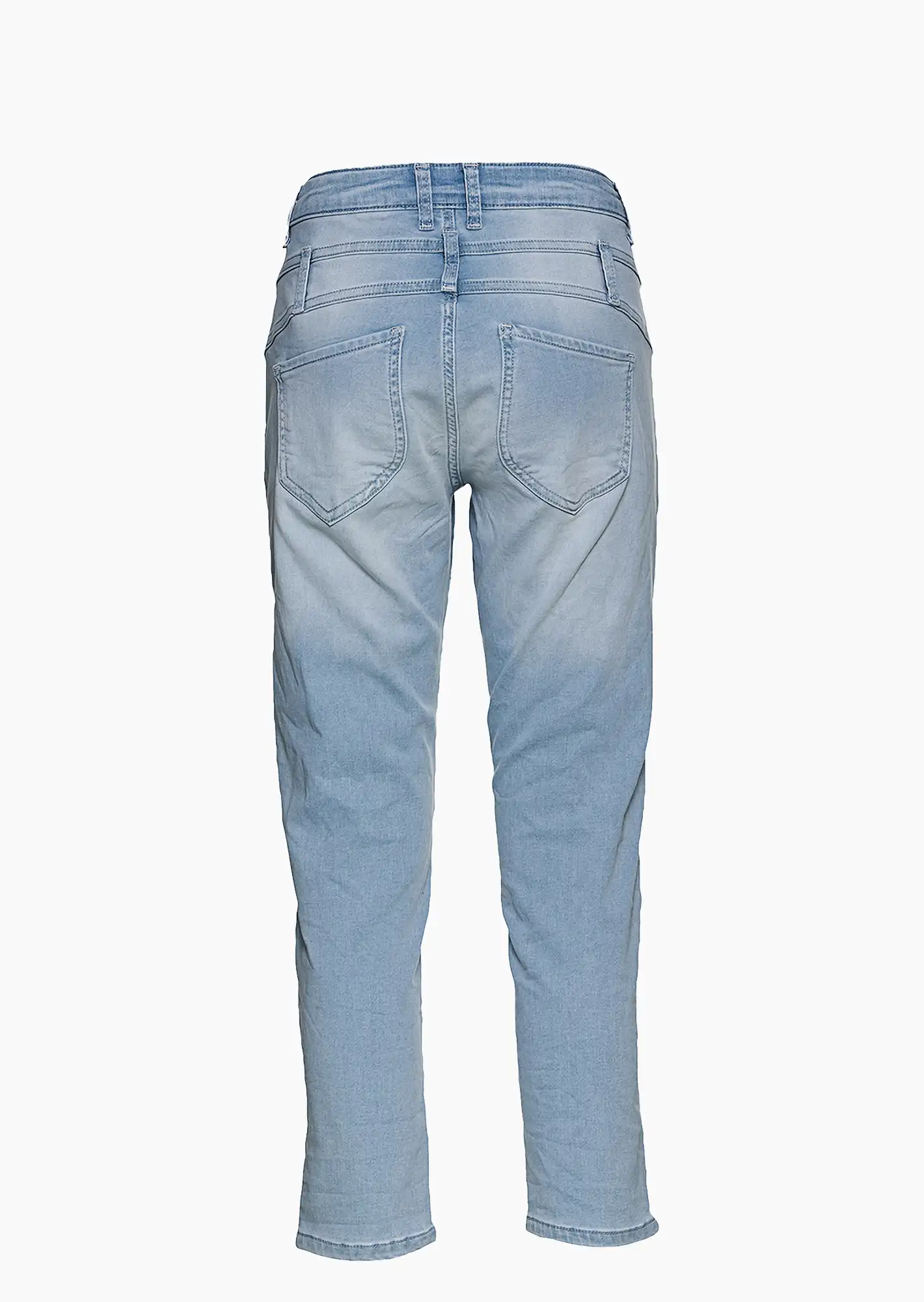 Jeans mit Ziersteinen, bleached denim