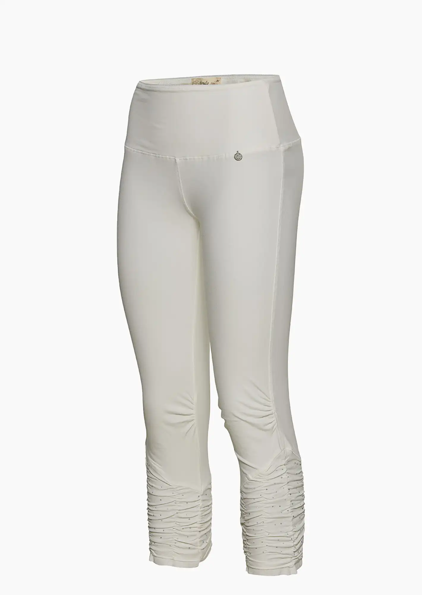 Leggings mit Ziersteinen, offwhite
