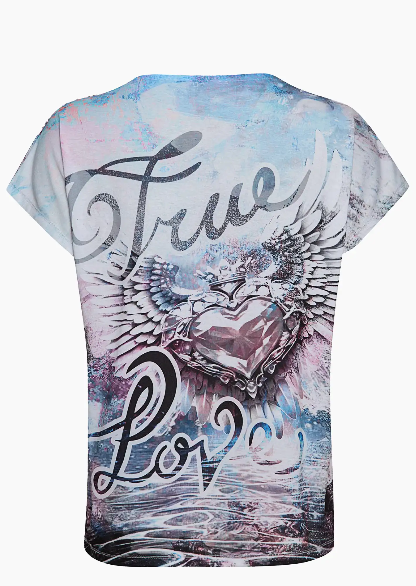 Shirt 'True Love', denim