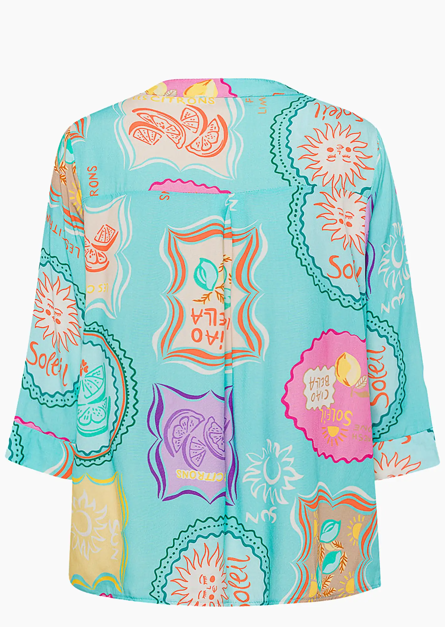 Bluse 'Summervibes', türkis