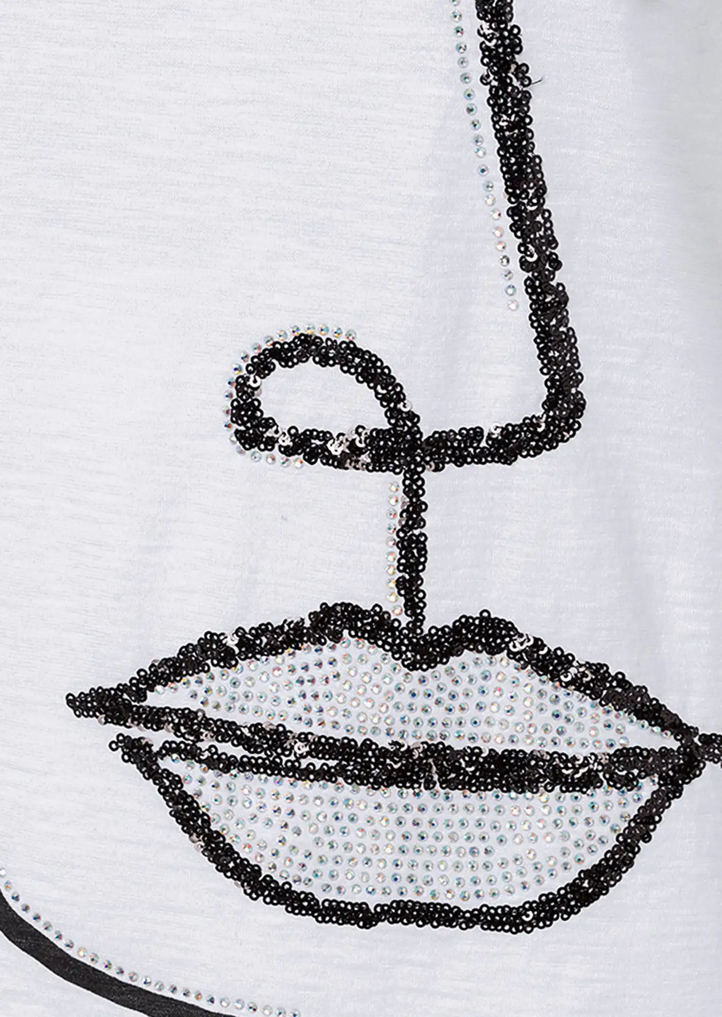 Shirt 'Beautiful', weiß
