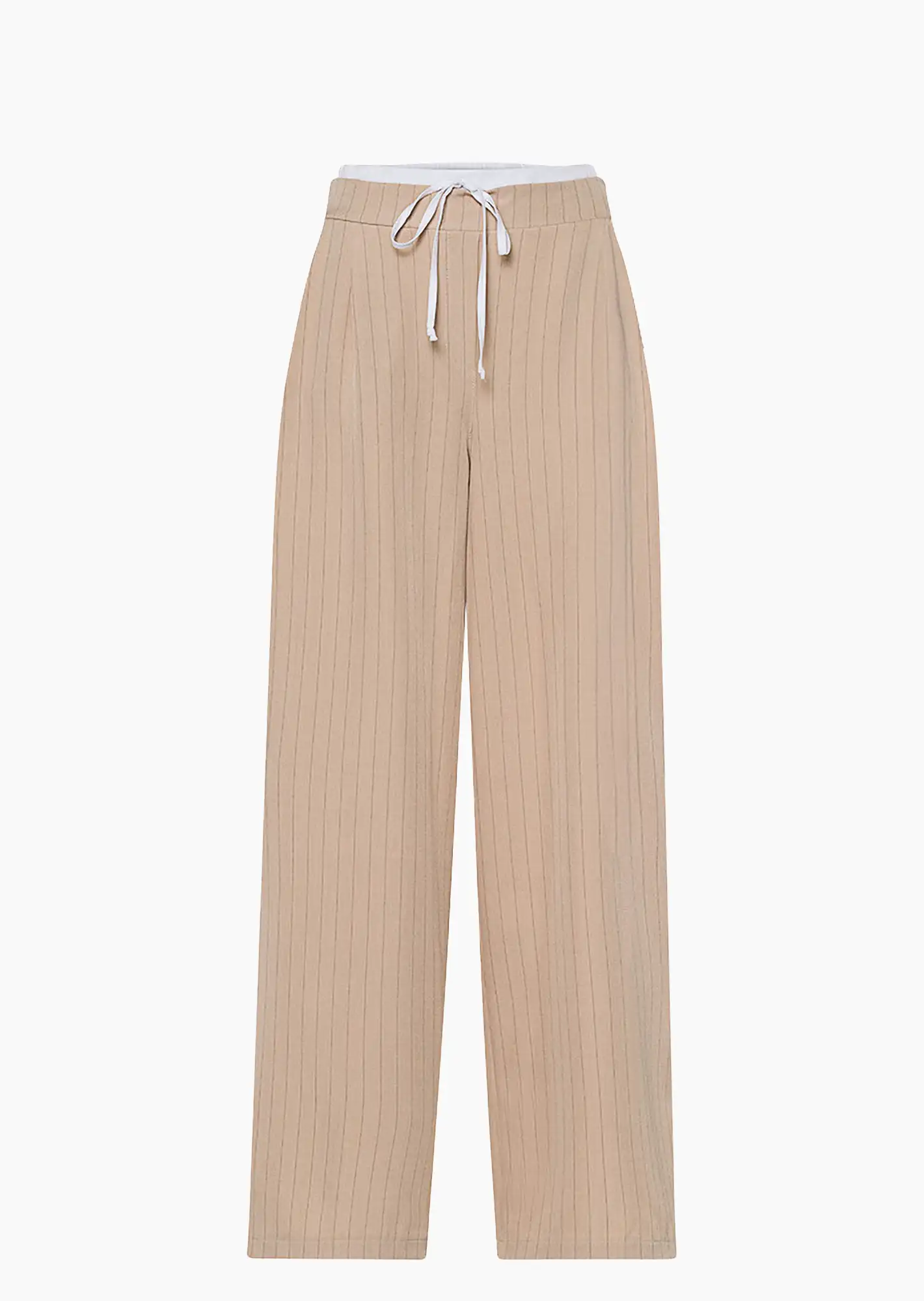 Wide Leg Hose, beige