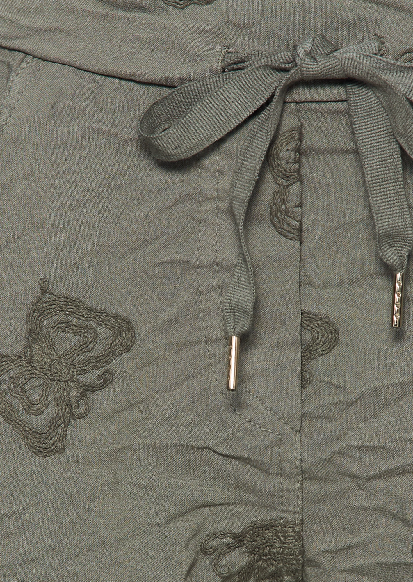 Capri-Joggpants 'Schmetterling', khaki