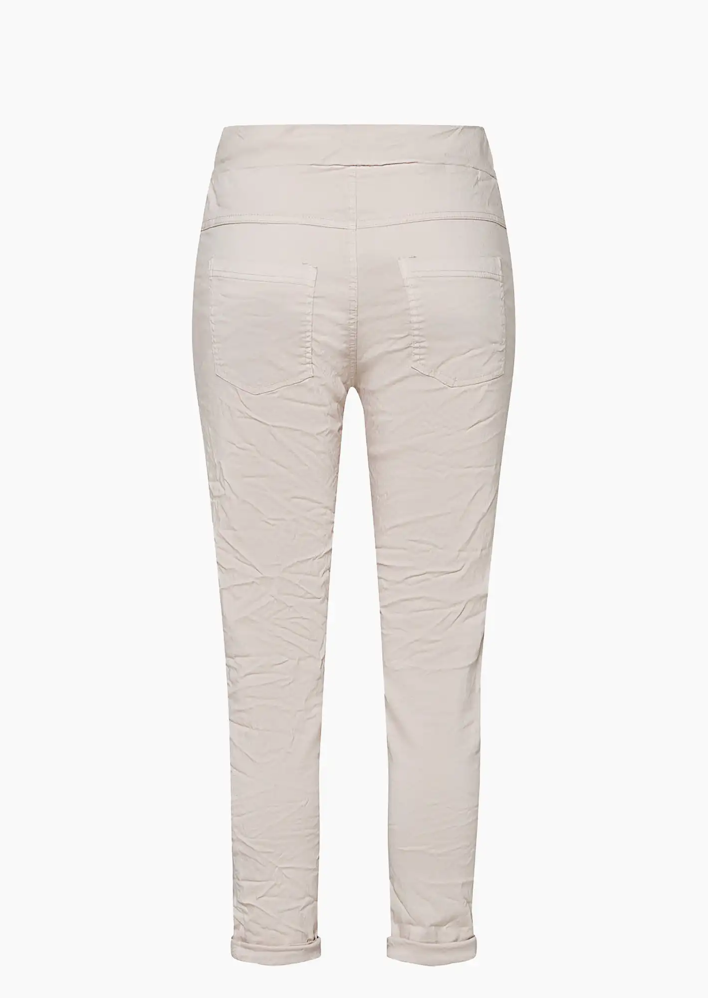 Joggpants mit Häkelpatches, sand