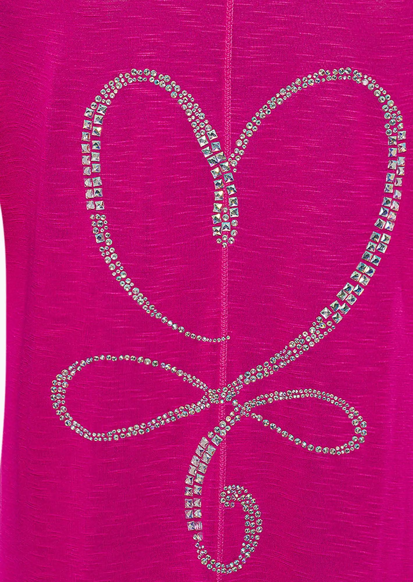 Shirtjacke 'Heart', very berry