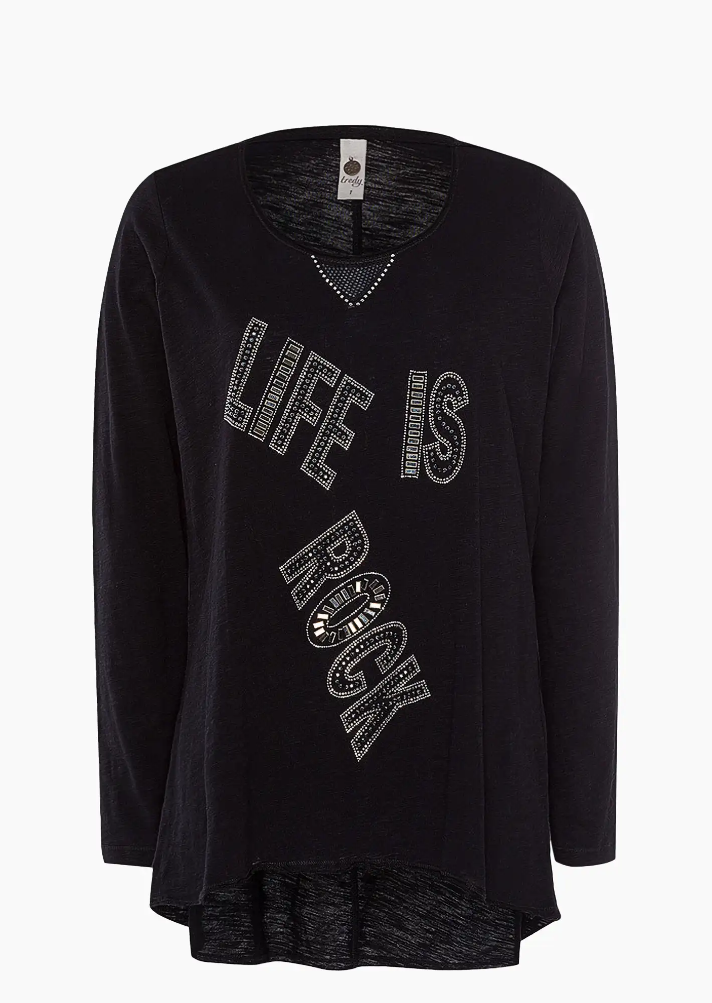 Shirt 'Rock', schwarz