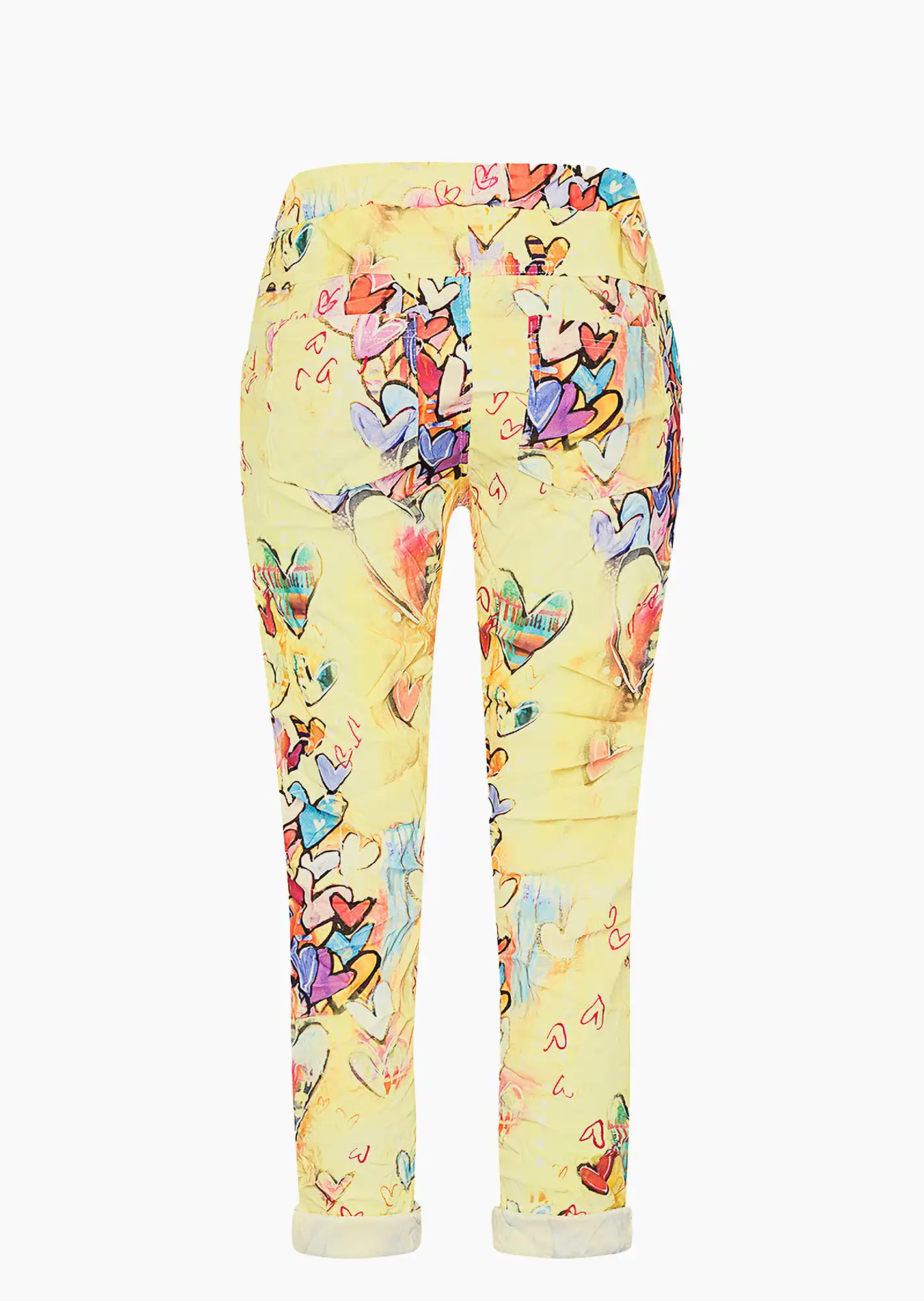 Joggpants mit Print, butter yellow