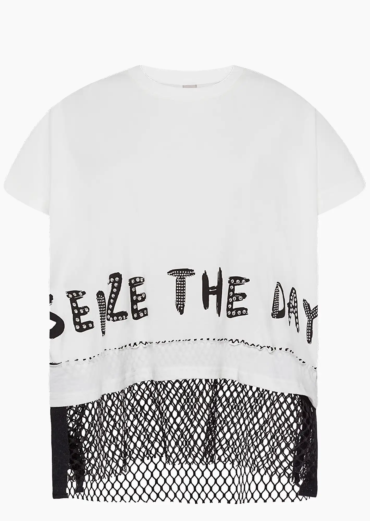 Shirt 'Seize the day', offwhite