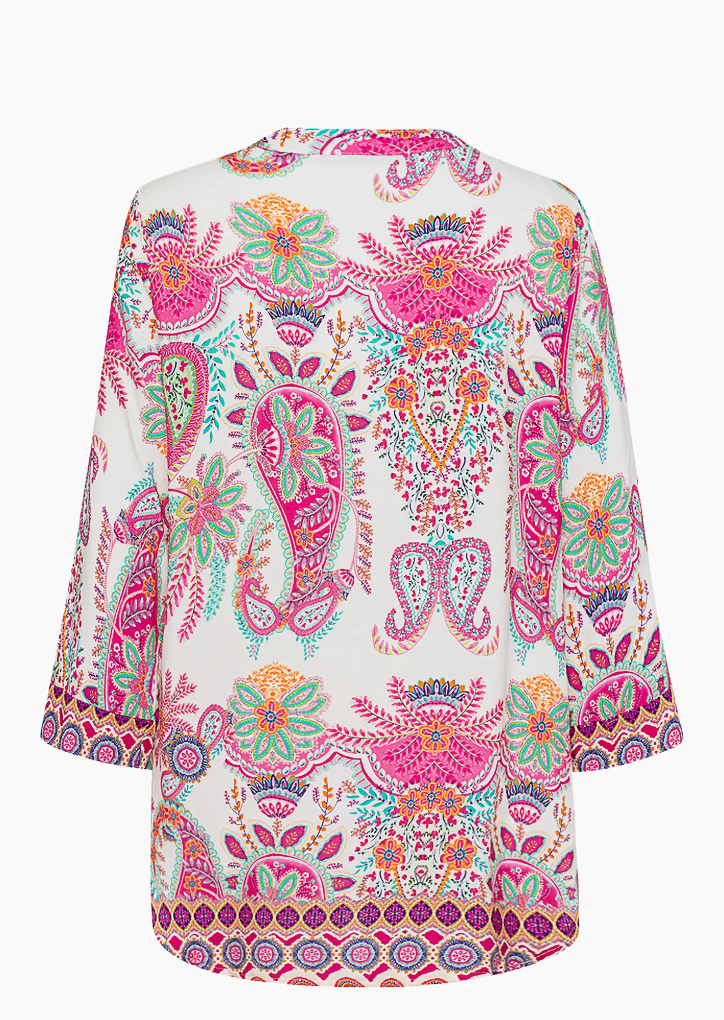 Bluse im Alloverprint, bunt