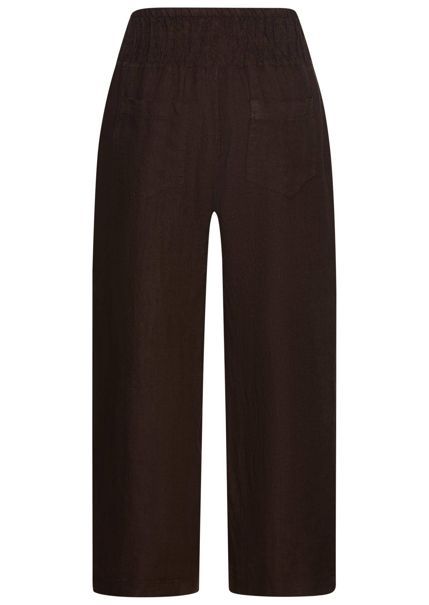 Leinenhose, mocca