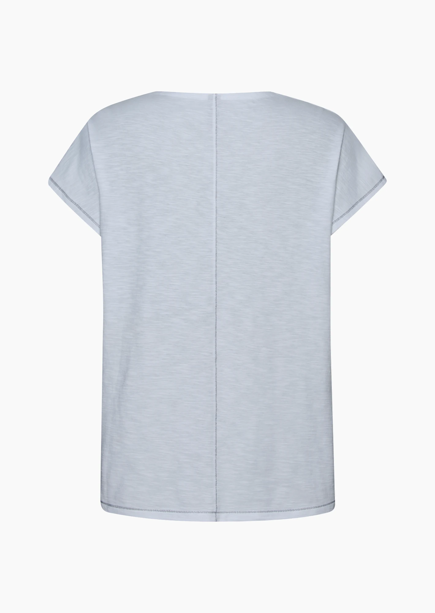 Shirt mit Print, weiß