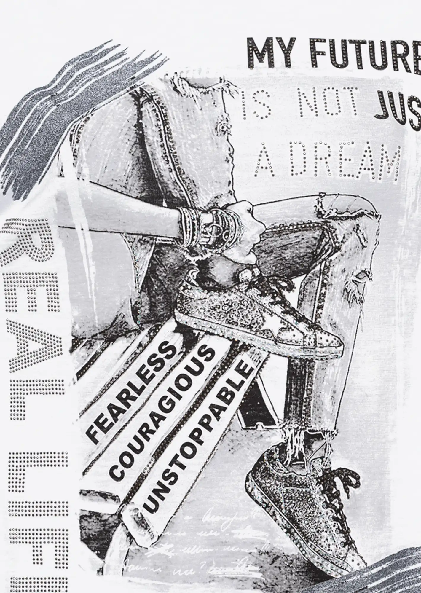 Shirt 'My future', weiß