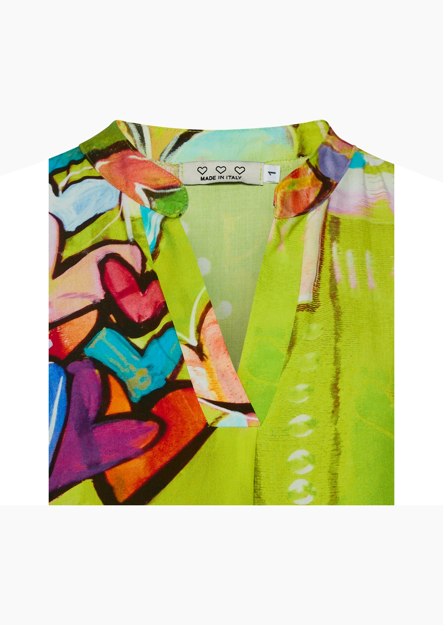 Kleid mit Herzen, juicy flash