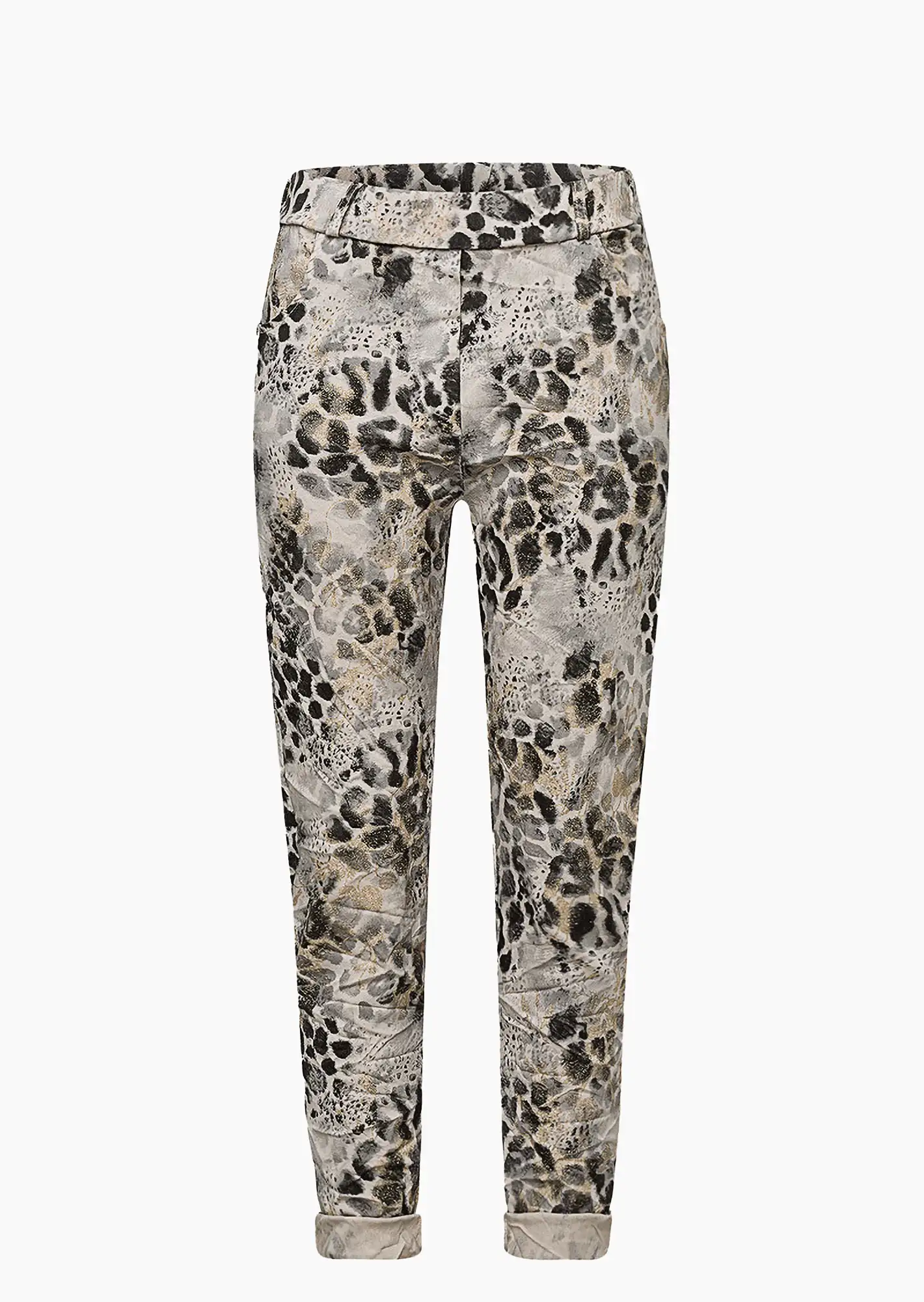 Joggpants mit Glitzer, crema