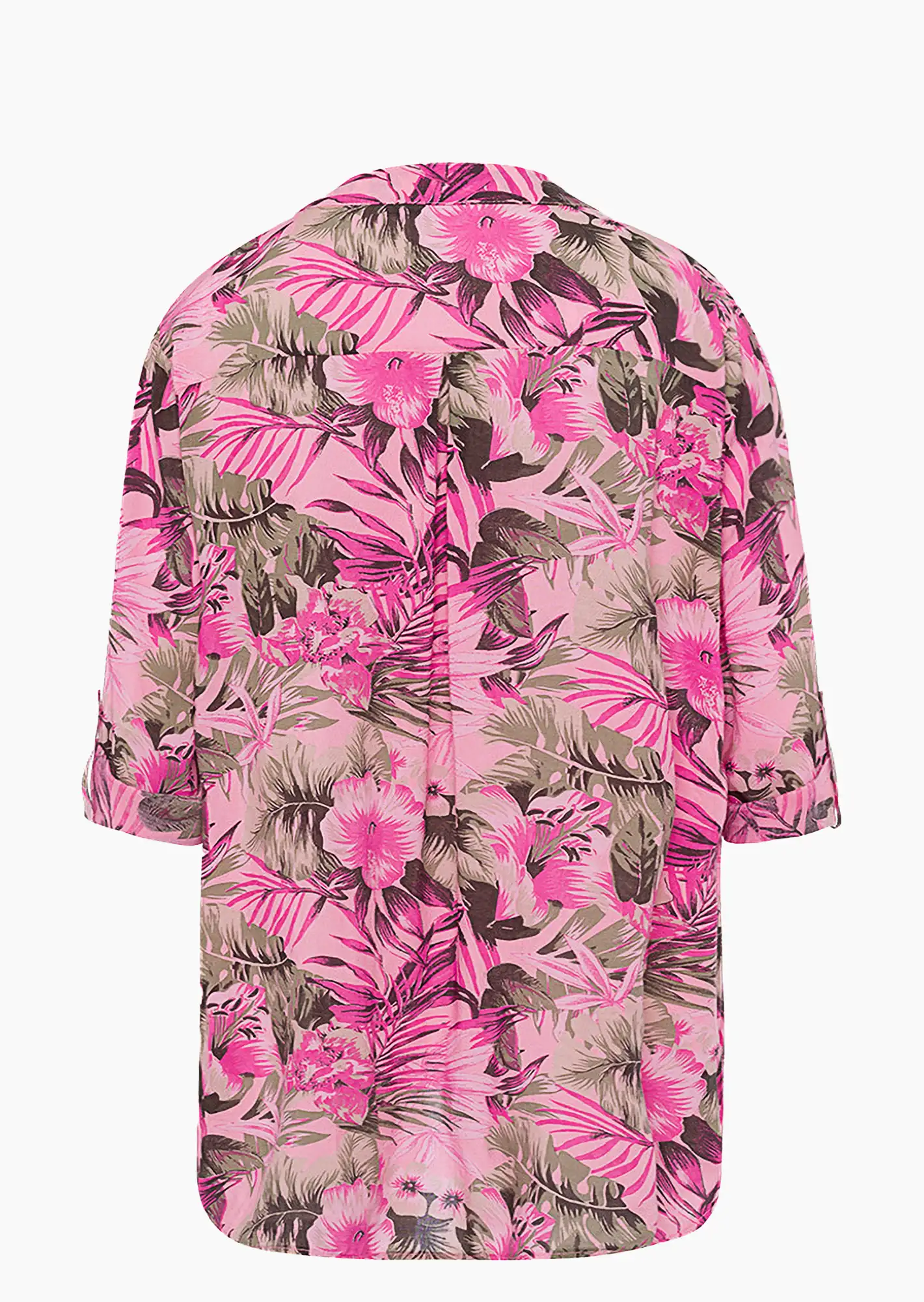 Bluse 'Palmen', pink