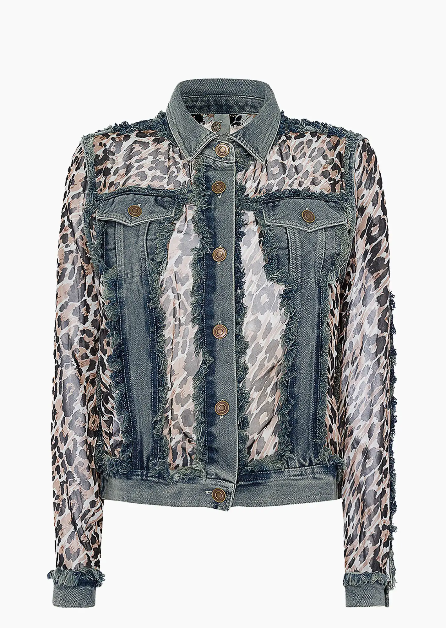 Jeansjacke 'Animal', blue denim