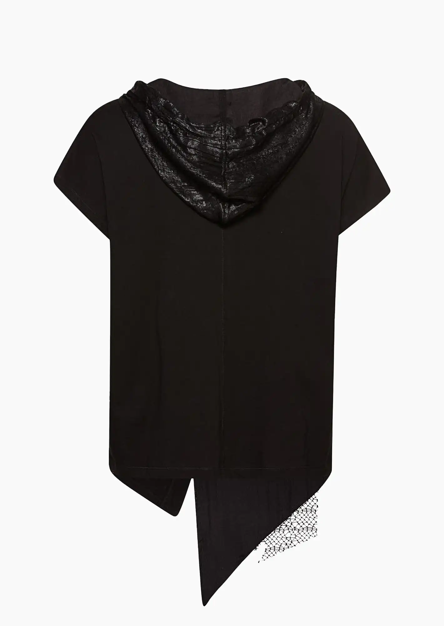 Shirt mit Netz, schwarz