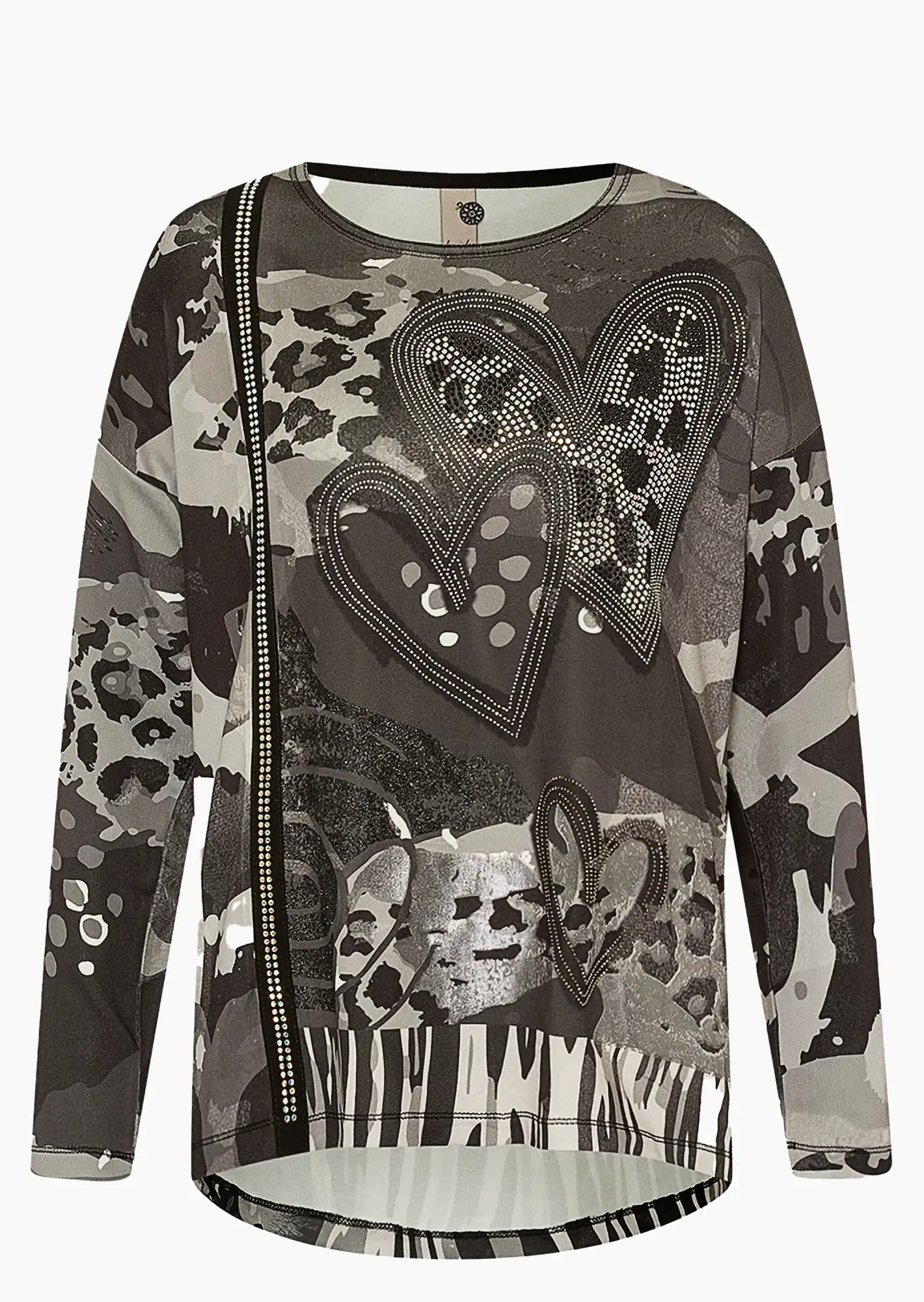 Langarmshirt 'Heart', eiffelturm