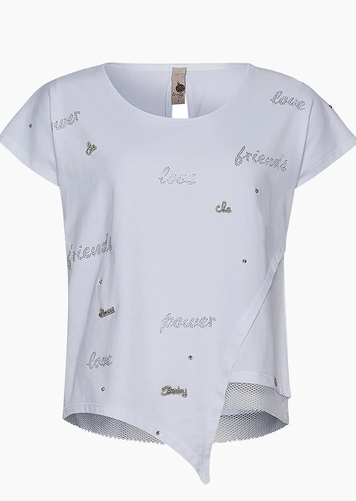 Shirt 'Friends', weiß