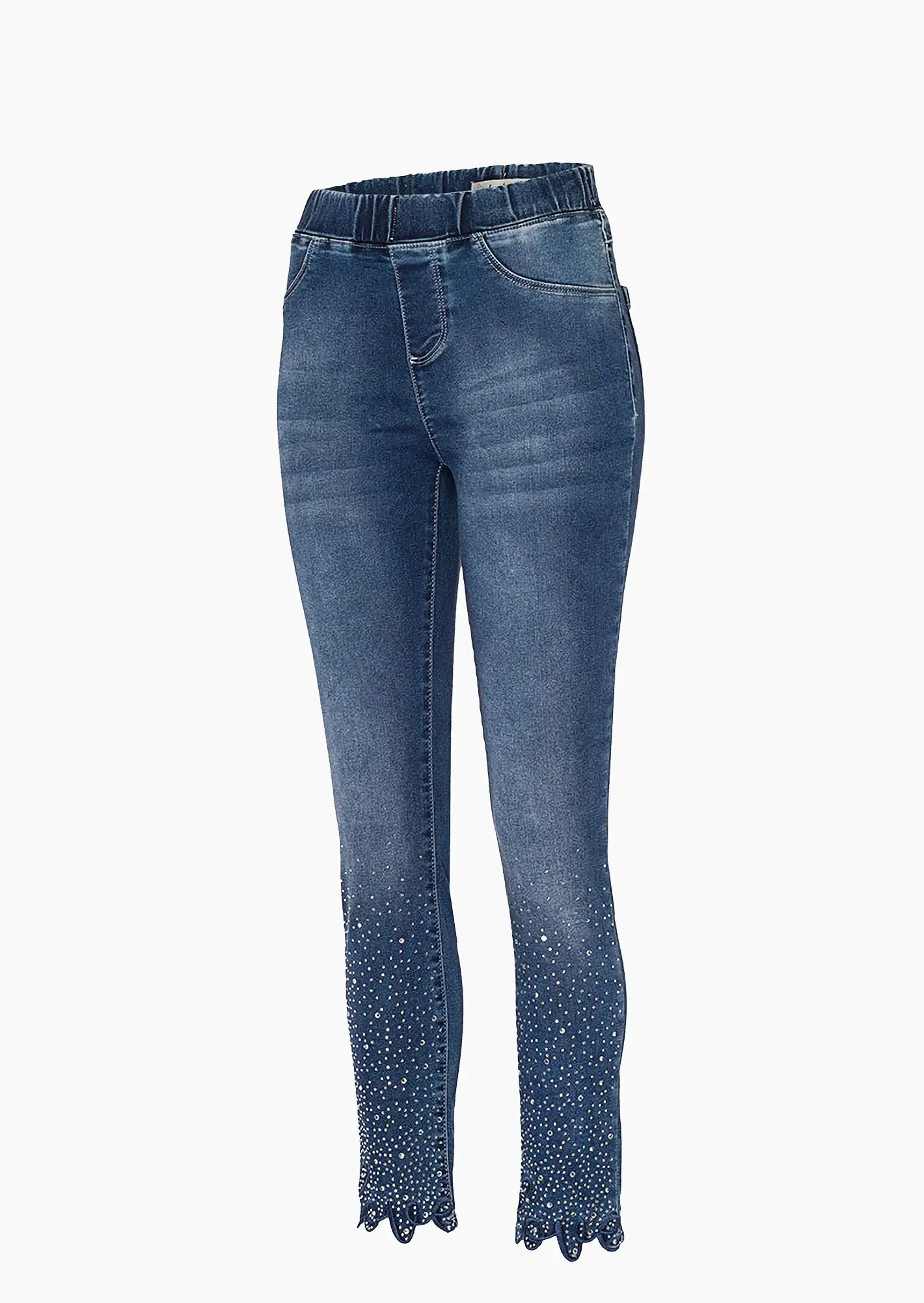 Jeggings 'Love', blue denim