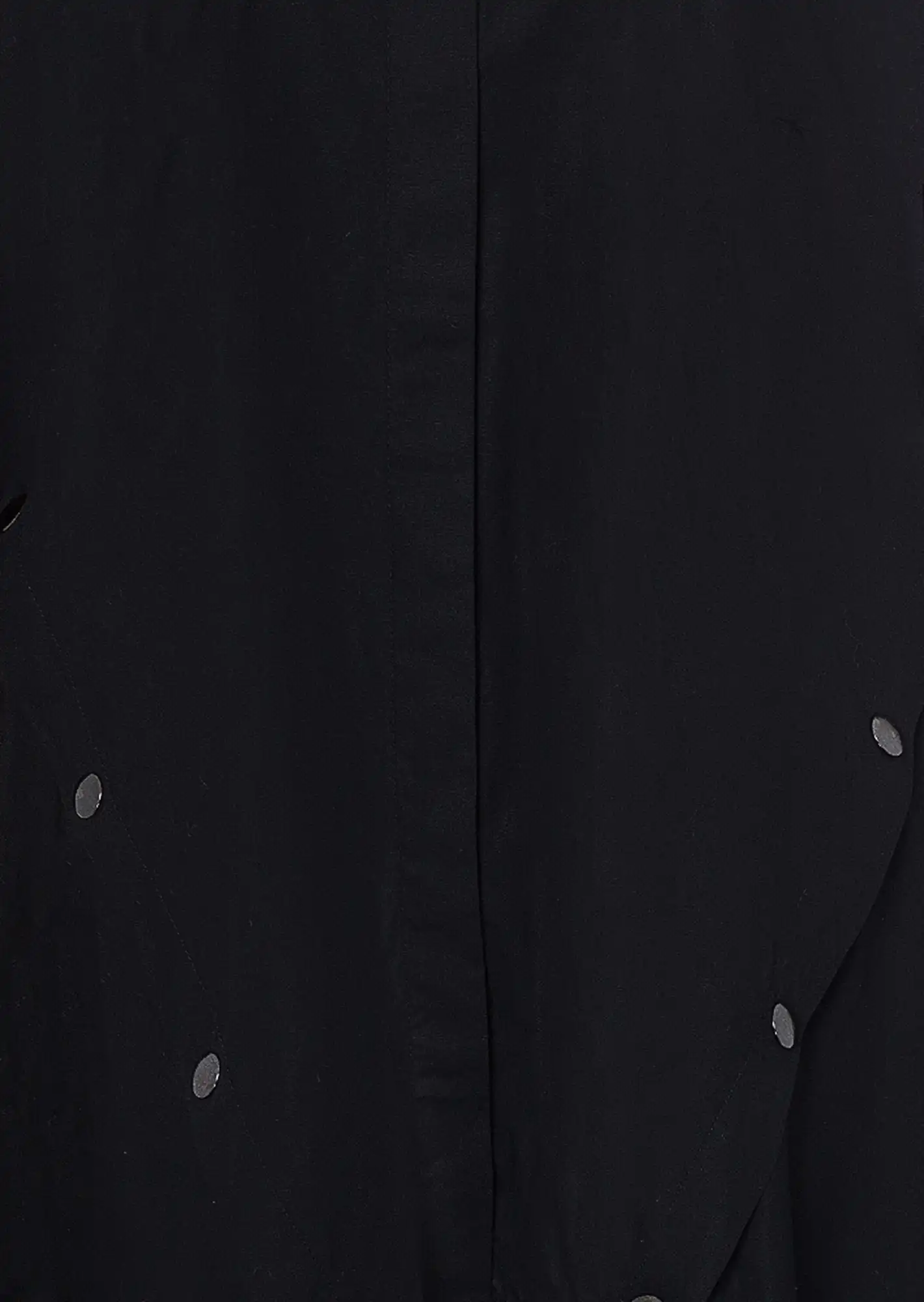 Bluse, 'Vokuhila', schwarz