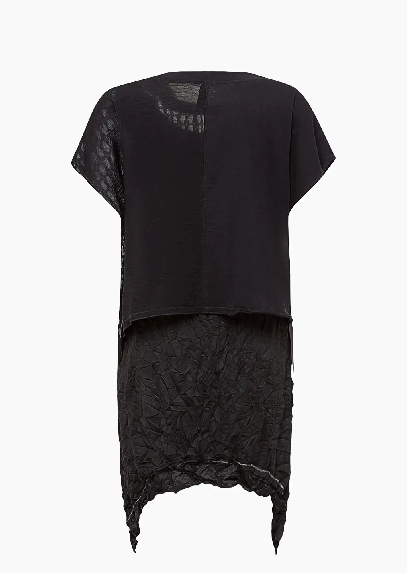 Shirt Netz 2 in 1, schwarz