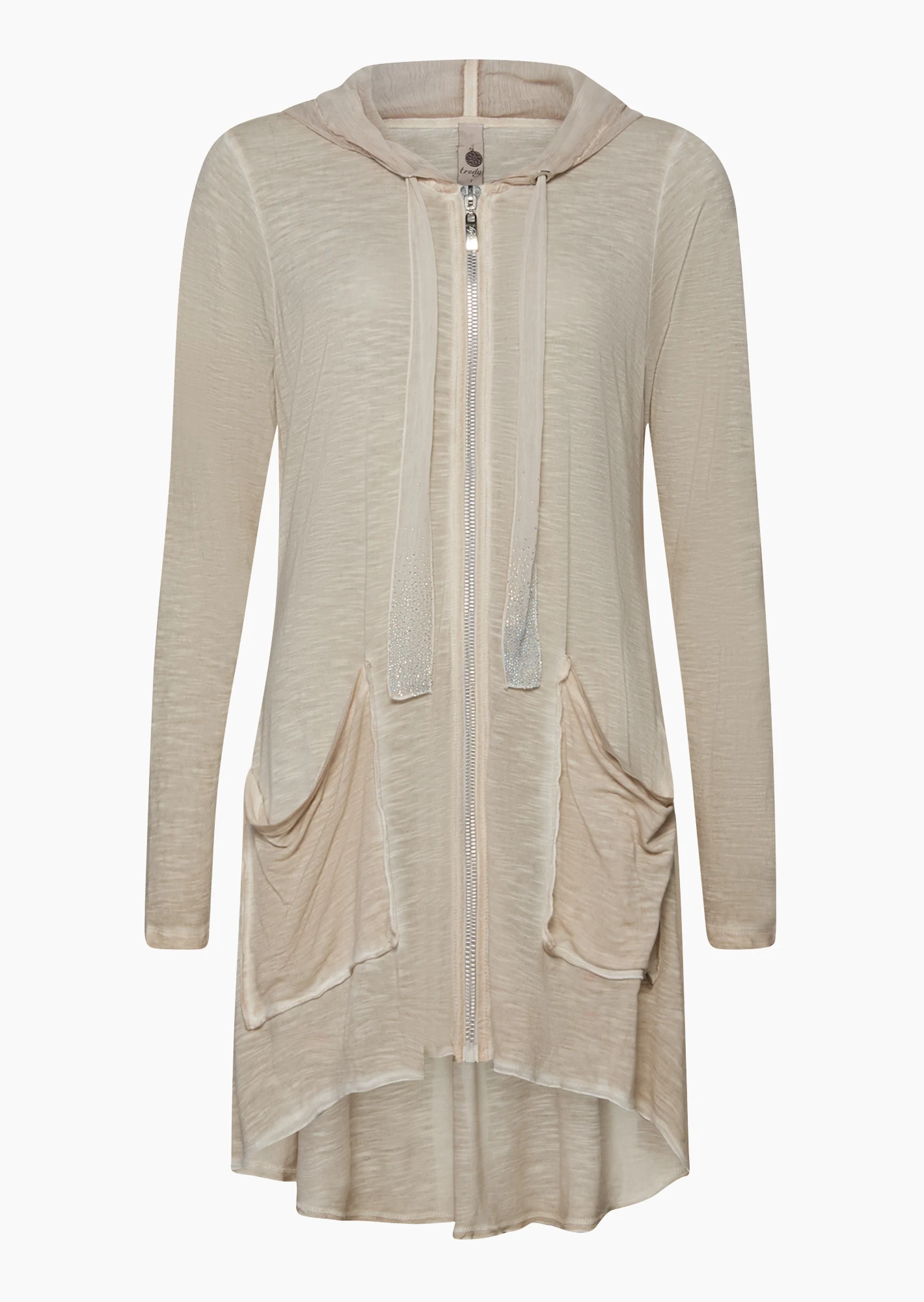 Shirtjacke mit Flügeln, sand