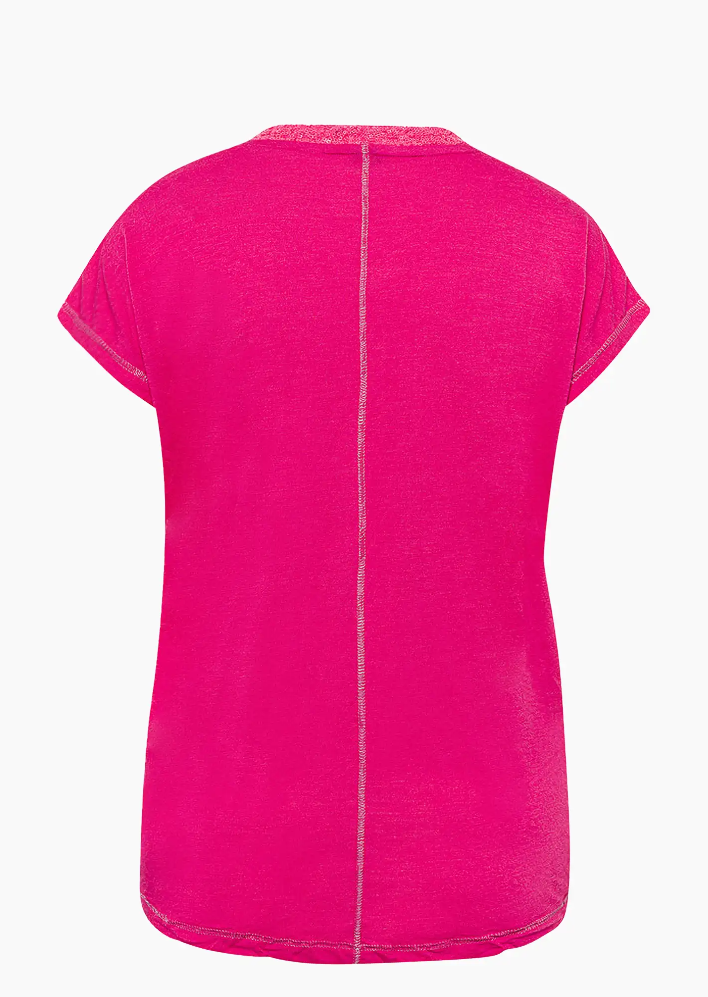 Shirt mit Pailletten, very berry