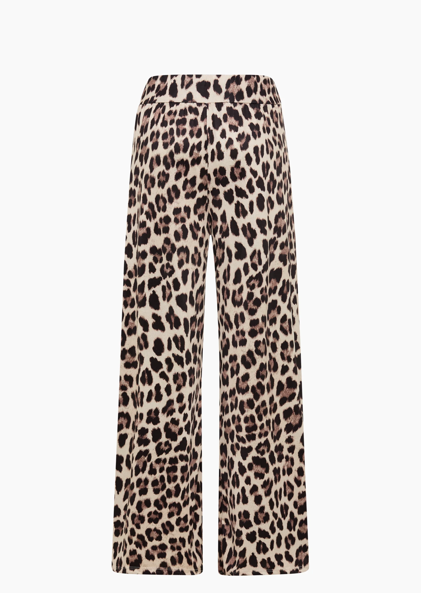 Wide Leg Hose 'Leo', crema-schwarz