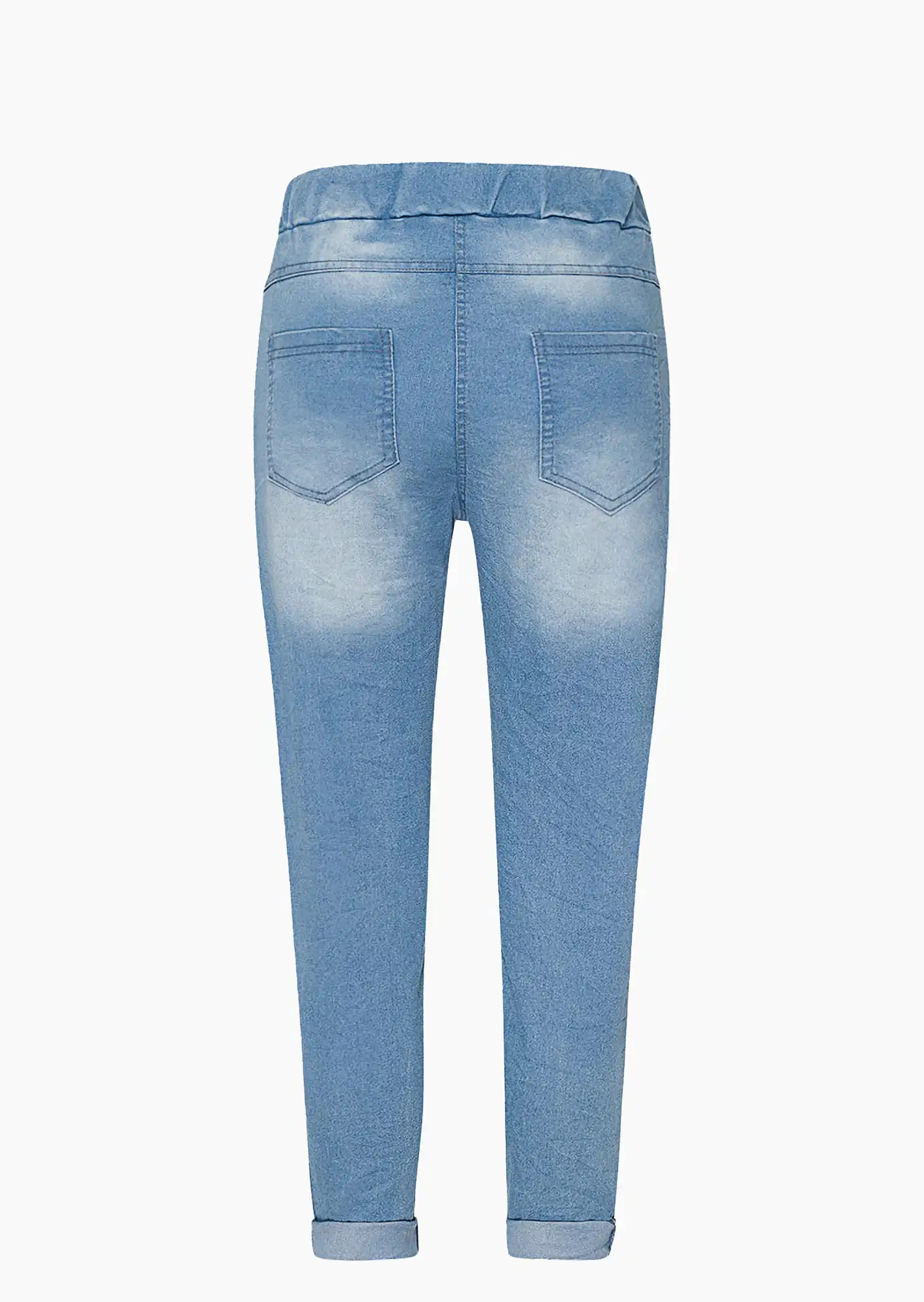 Jeans, bleached denim
