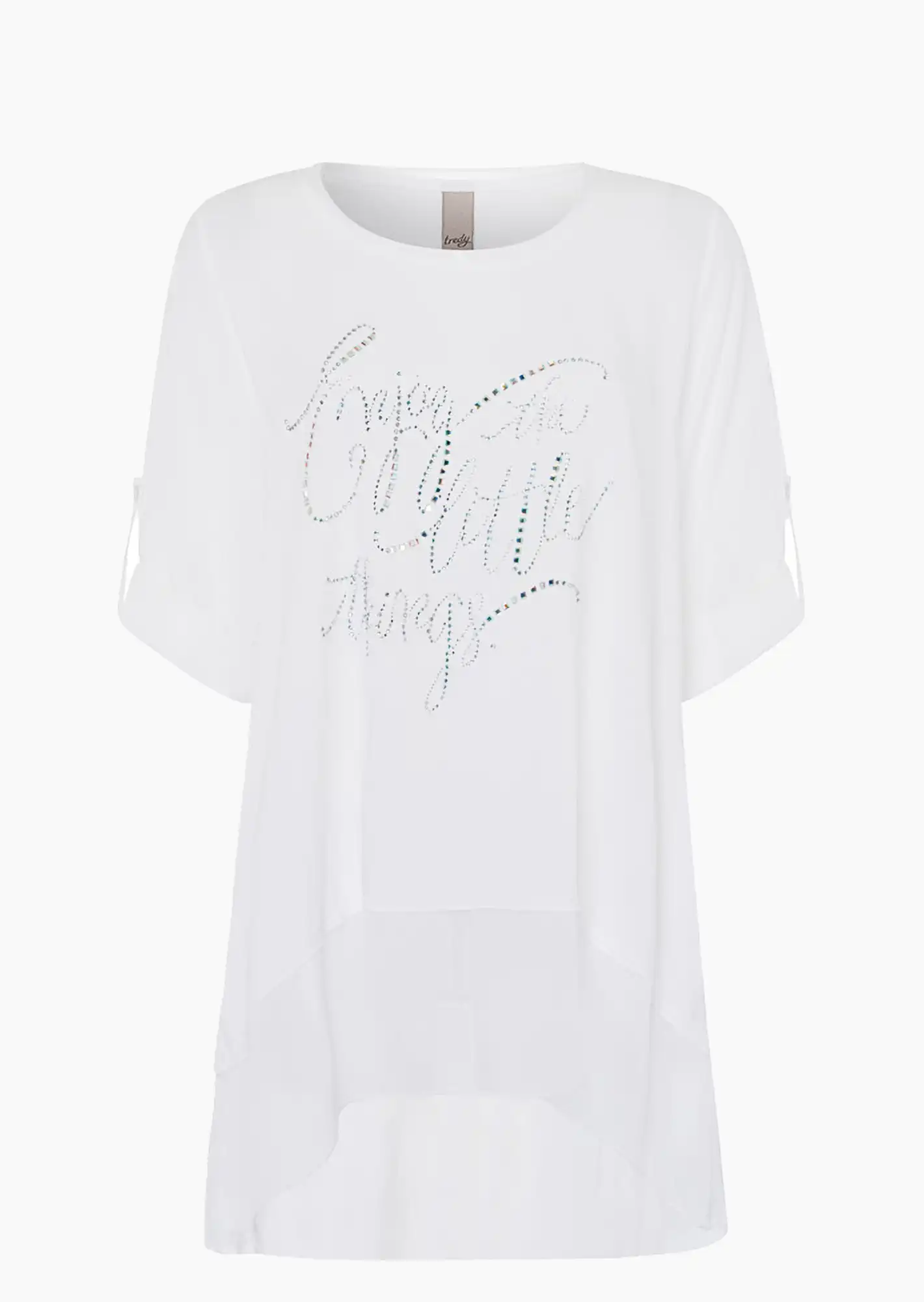 Bluse 'Enjoy', weiß