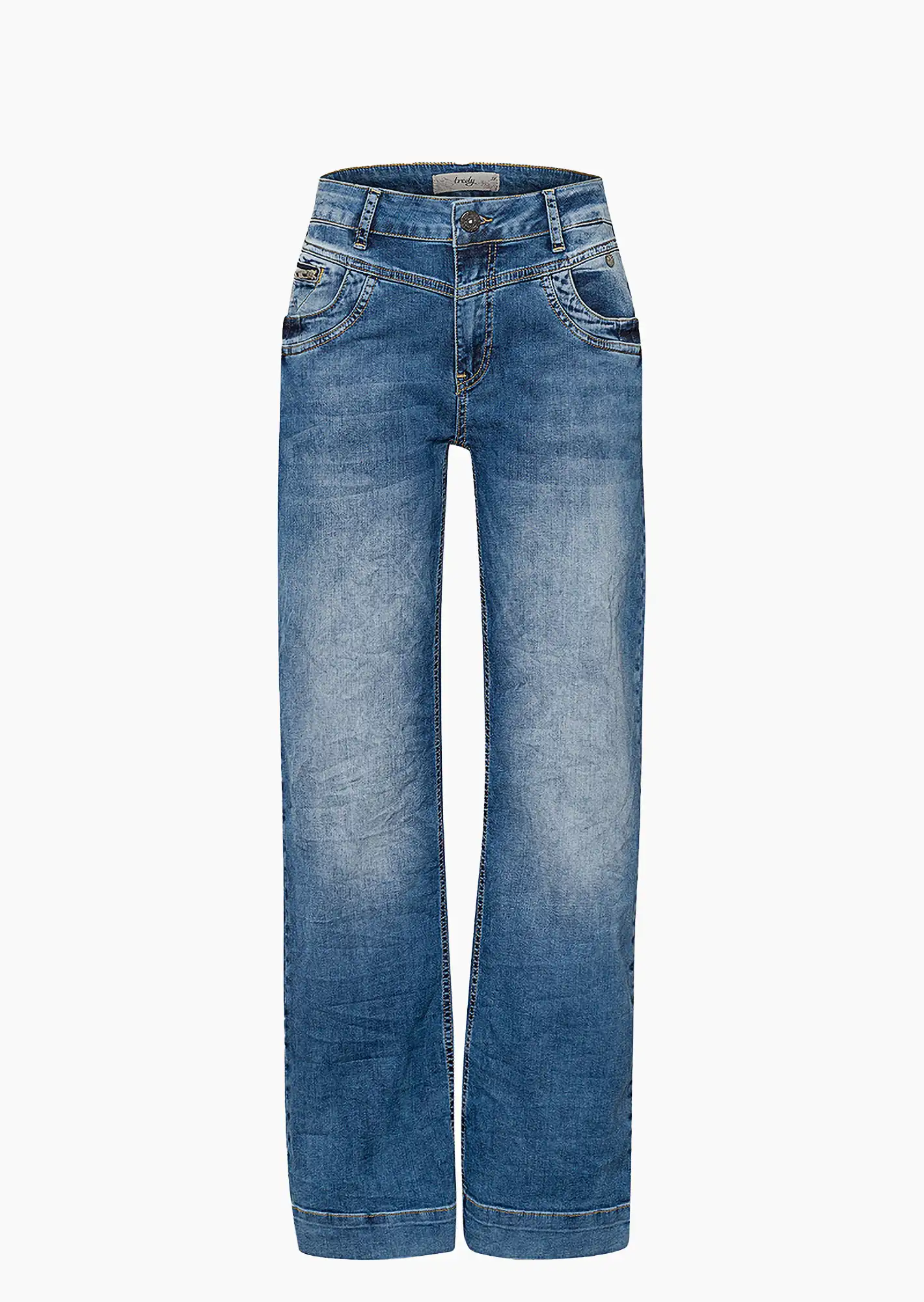 Wide Leg Jeans, blue denim