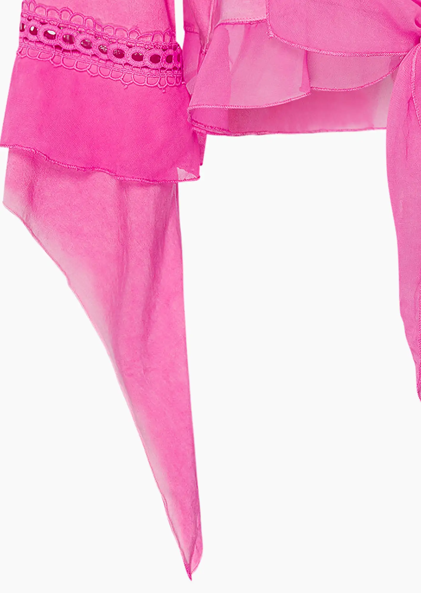 Shirtjacke mit Schalkragen, pink fluro