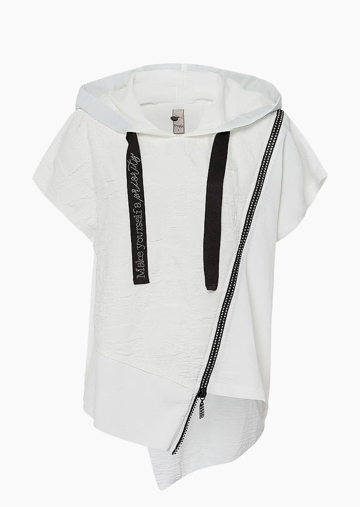 Blusenshirt mit Struktur, offwhite