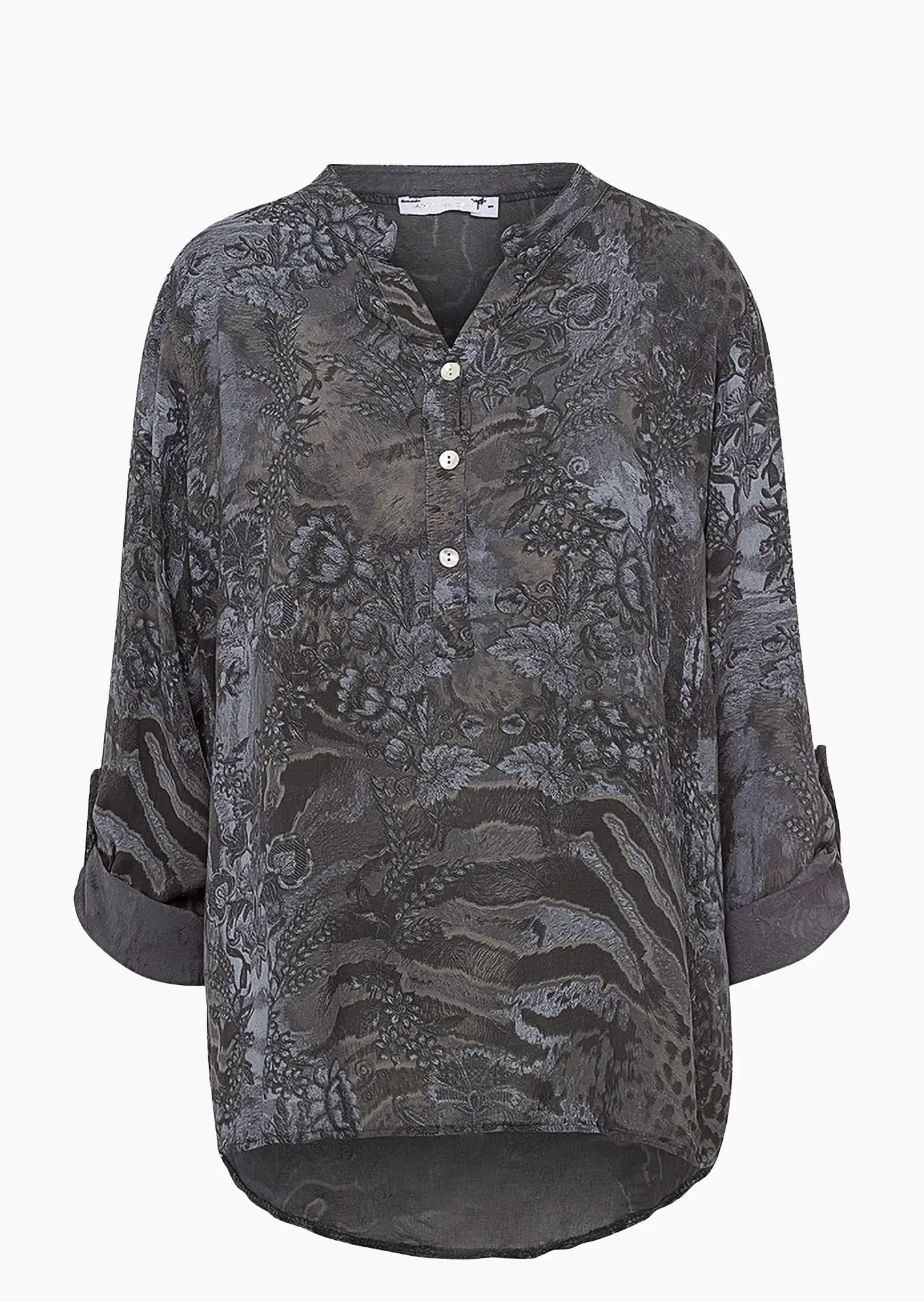 Bluse im Alloverprint, eiffelturm