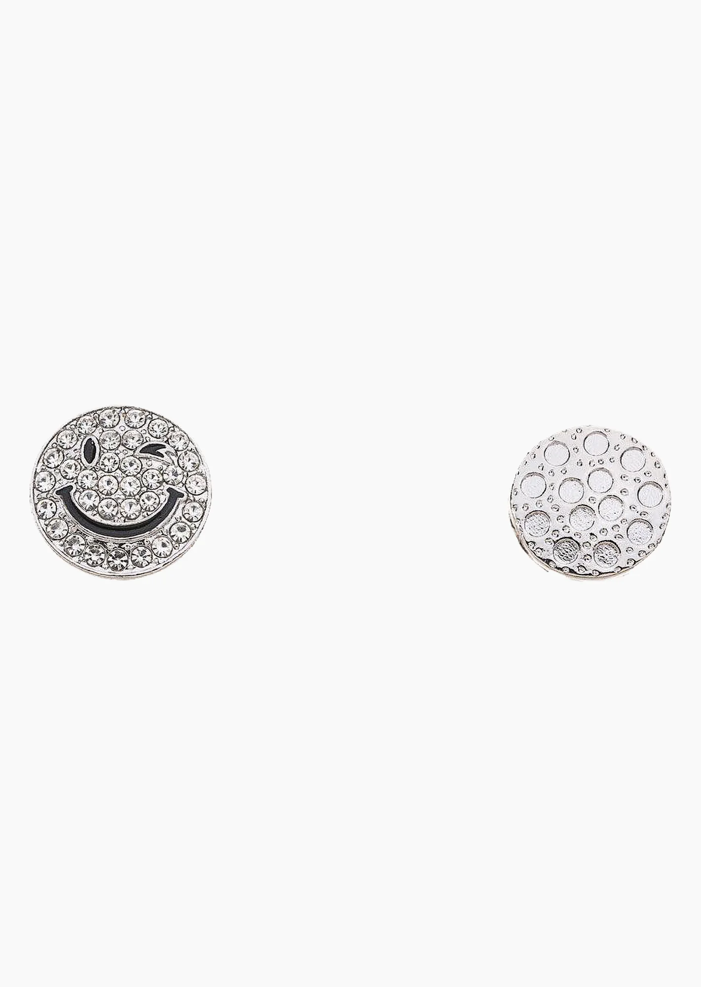 Brosche 'Smiley', silber