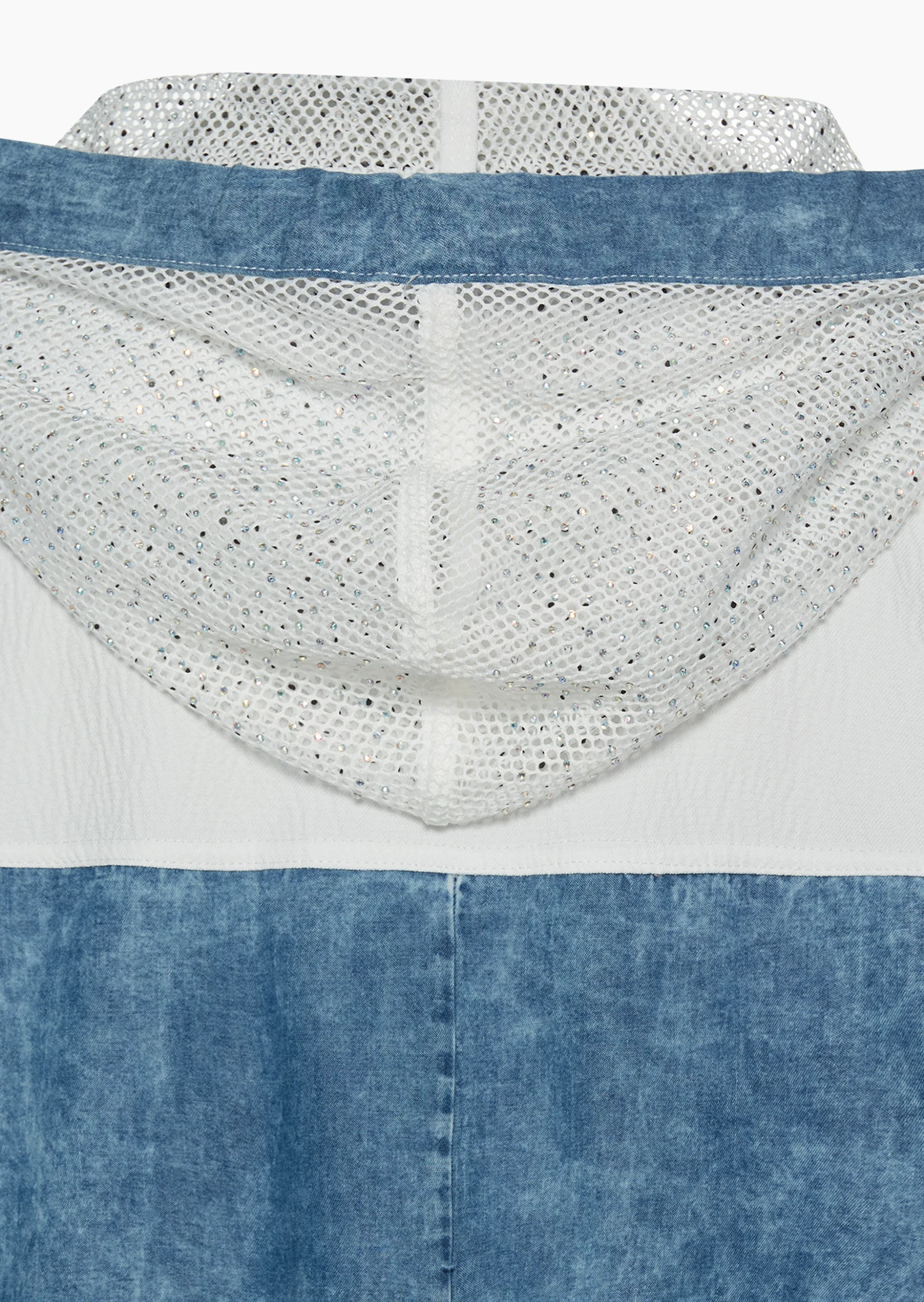 Jacke mit Denim, light blue denim