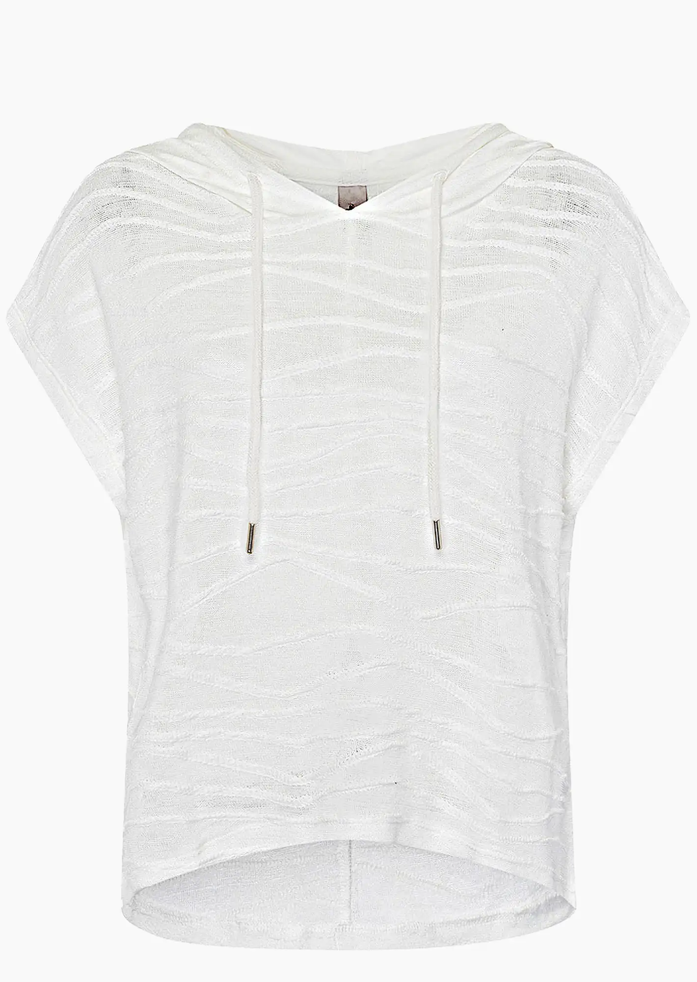 Shirt mit Muster, offwhite