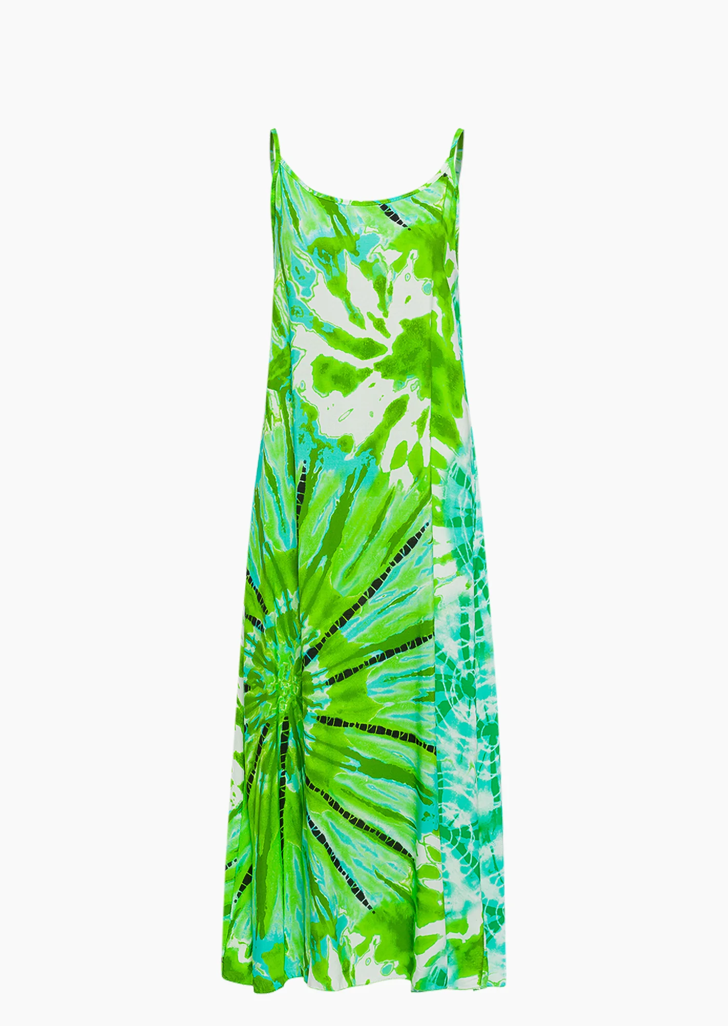 Kleid 'farbenfroh', grün
