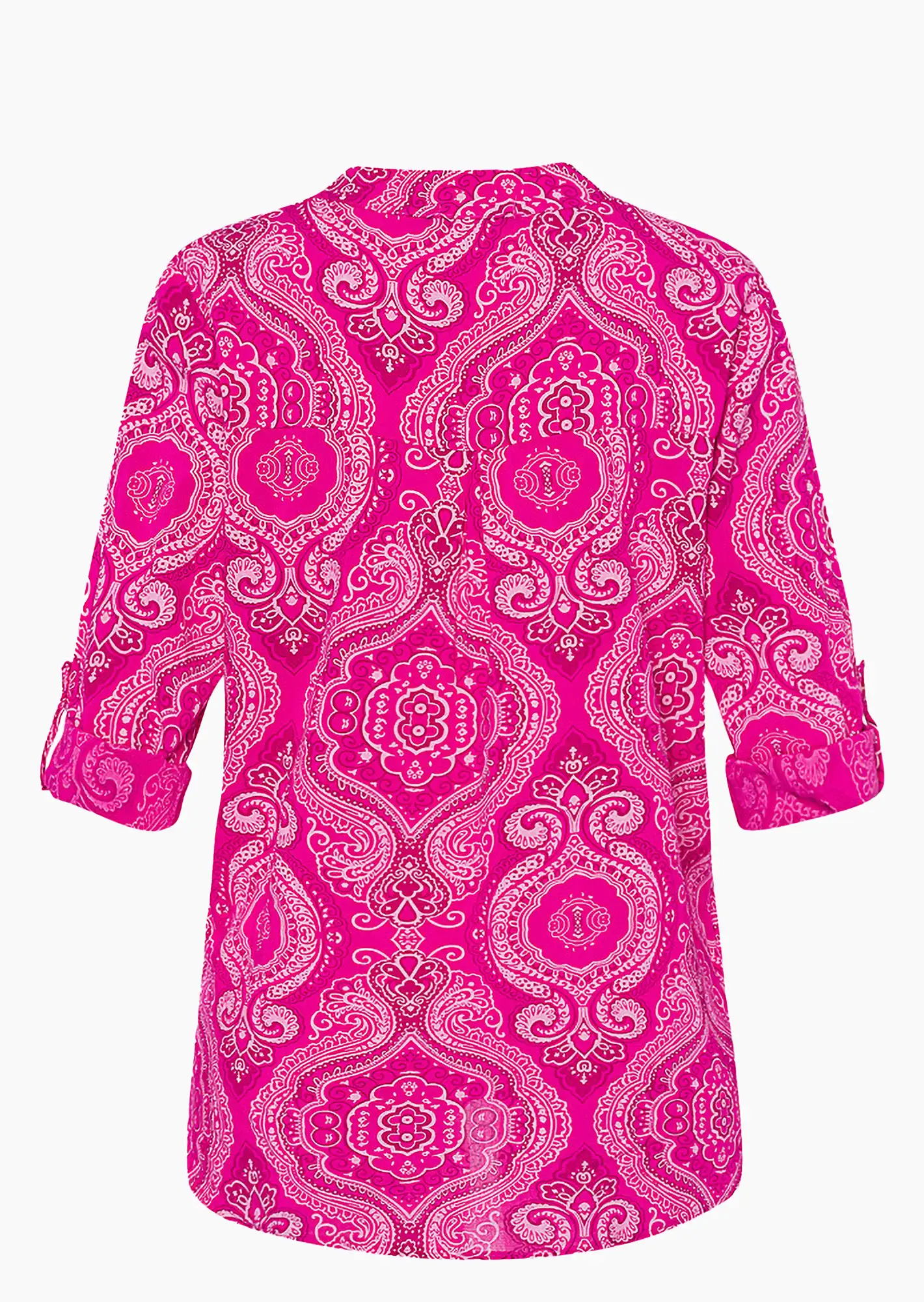 Bluse 'Ornamente', very berry
