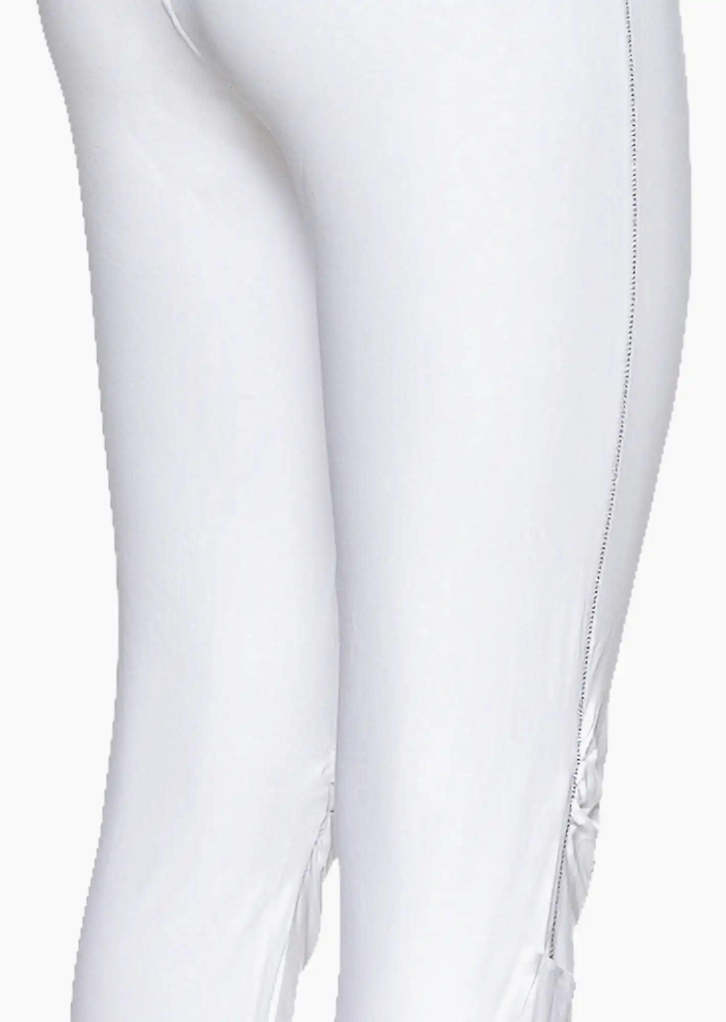 Leggings 'Smiley', weiß