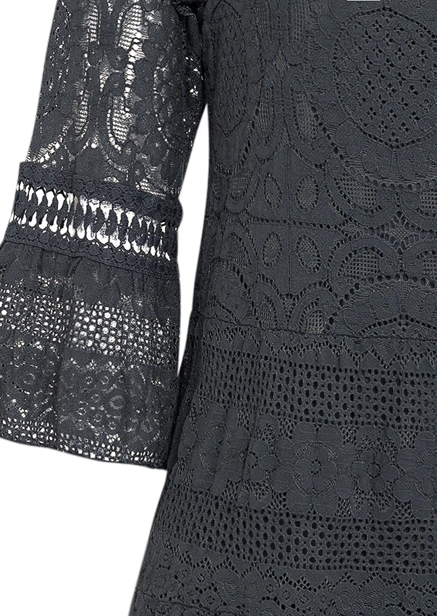 Kleid mit Spitze, eiffelturm