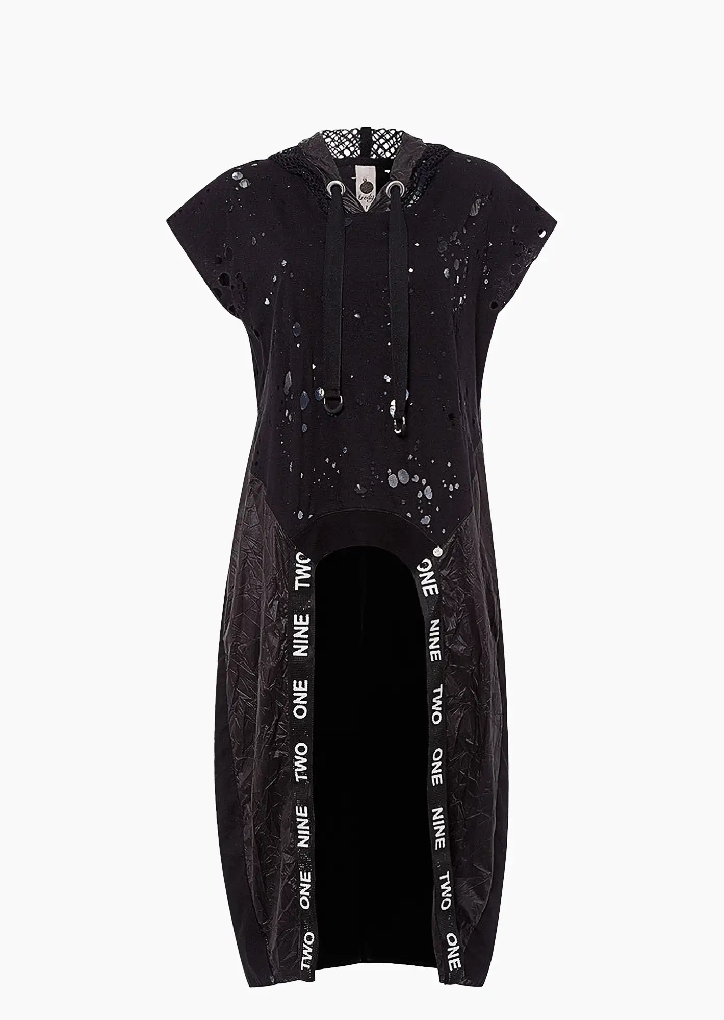Shirt 'Vokuhila', schwarz