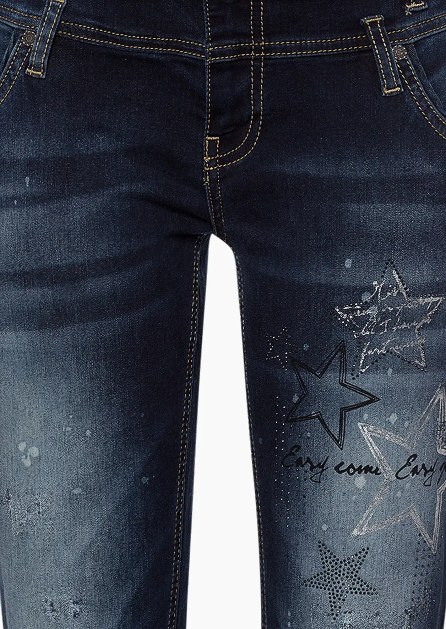 Jeans 'Easy', blue black denim