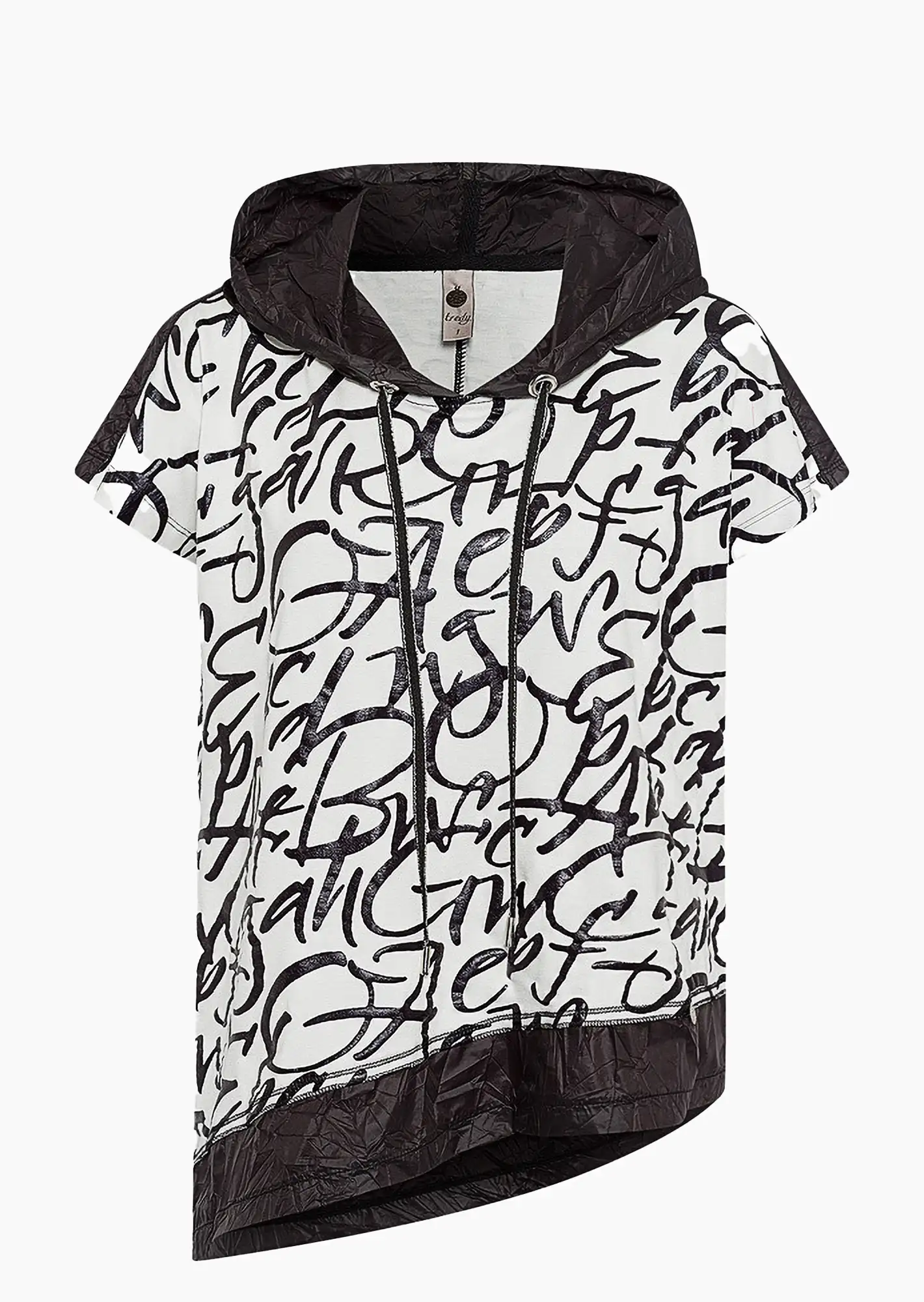 Shirt mit Lackdruck, offwhite