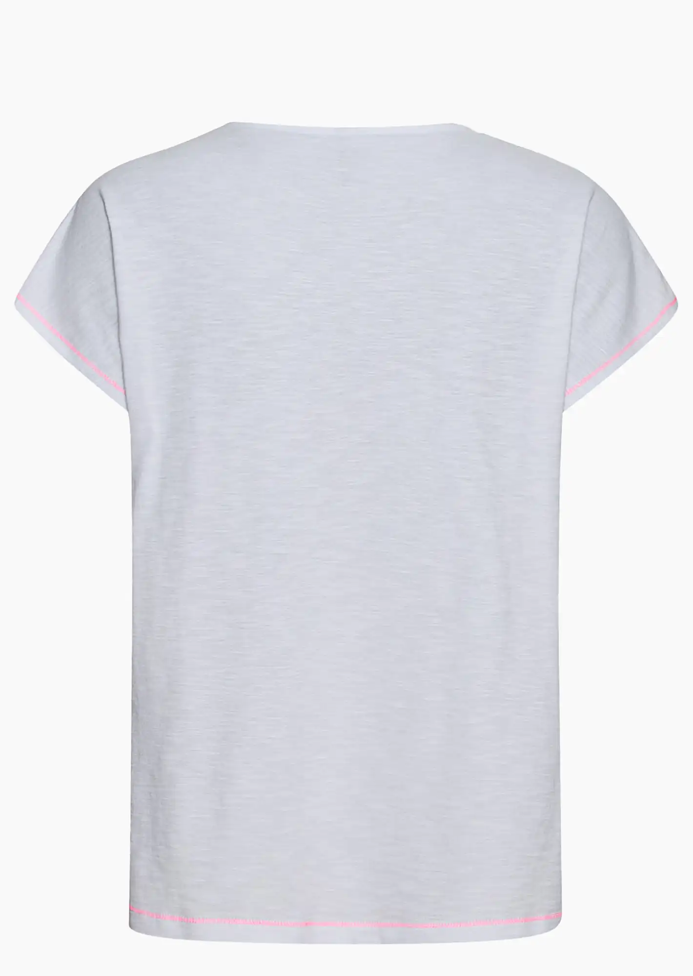 Shirt 'Happy', neonpink