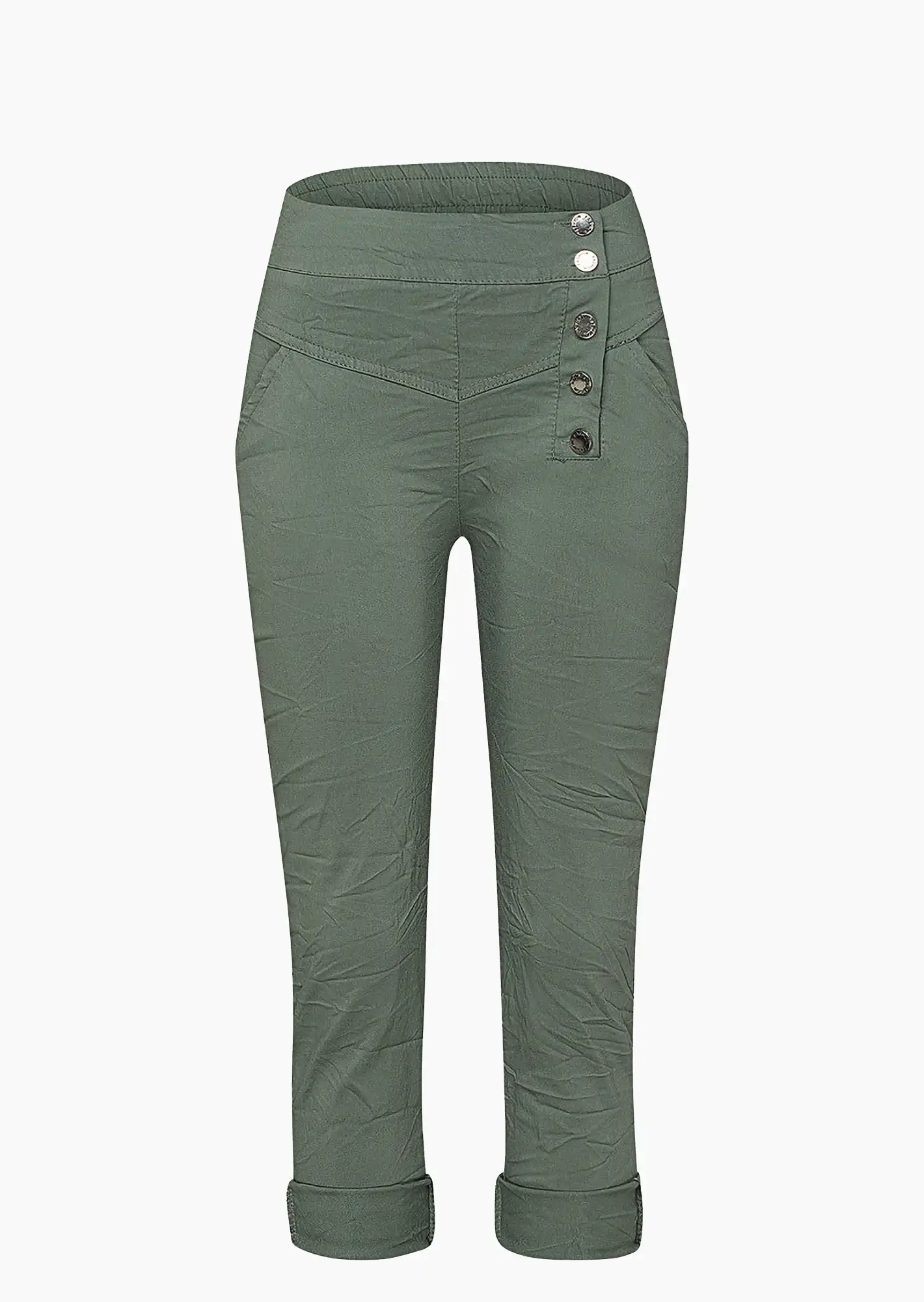 Joggpants mit Knöpfen, khaki