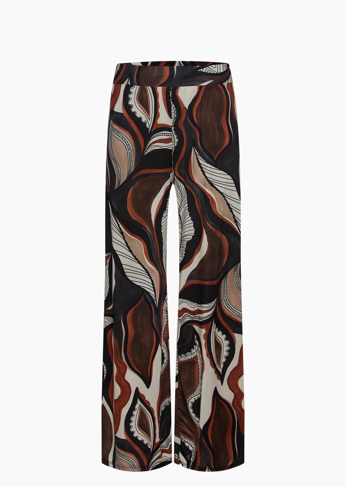 Hose gemustert, mocca